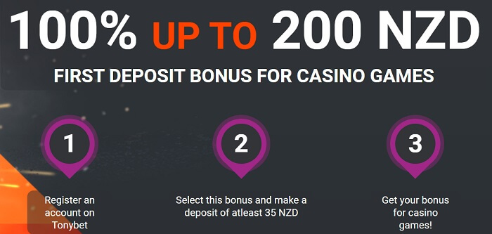 TonyBet Casino Welcome Offer